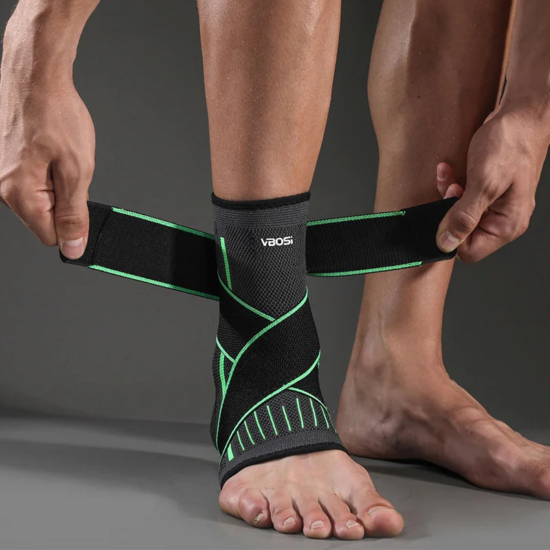 Adjustable Ankle Support Sleeve – Sports Wrap for Comfort & Stability