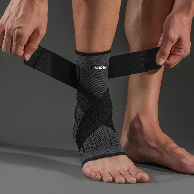Adjustable Ankle Support Sleeve – Sports Wrap for Comfort & Stability