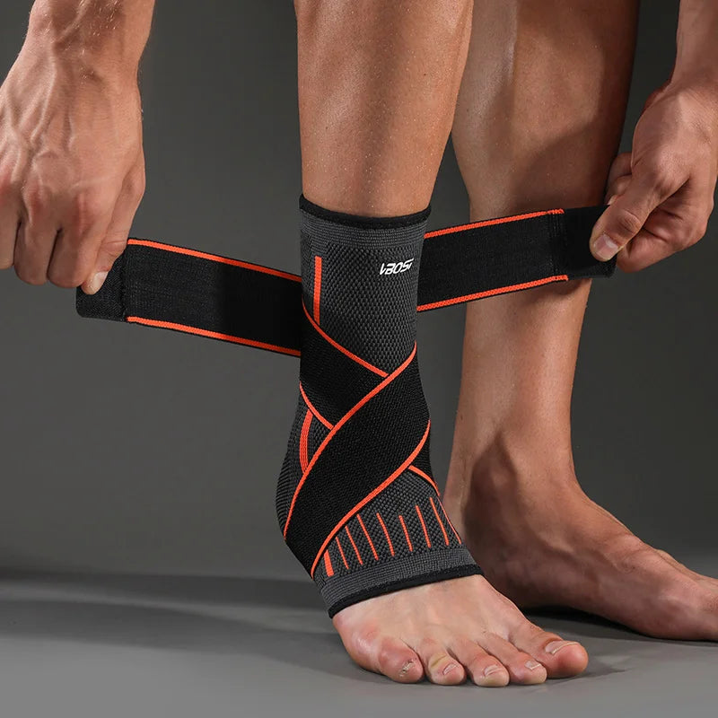 Adjustable Ankle Support Sleeve – Sports Wrap for Comfort & Stability