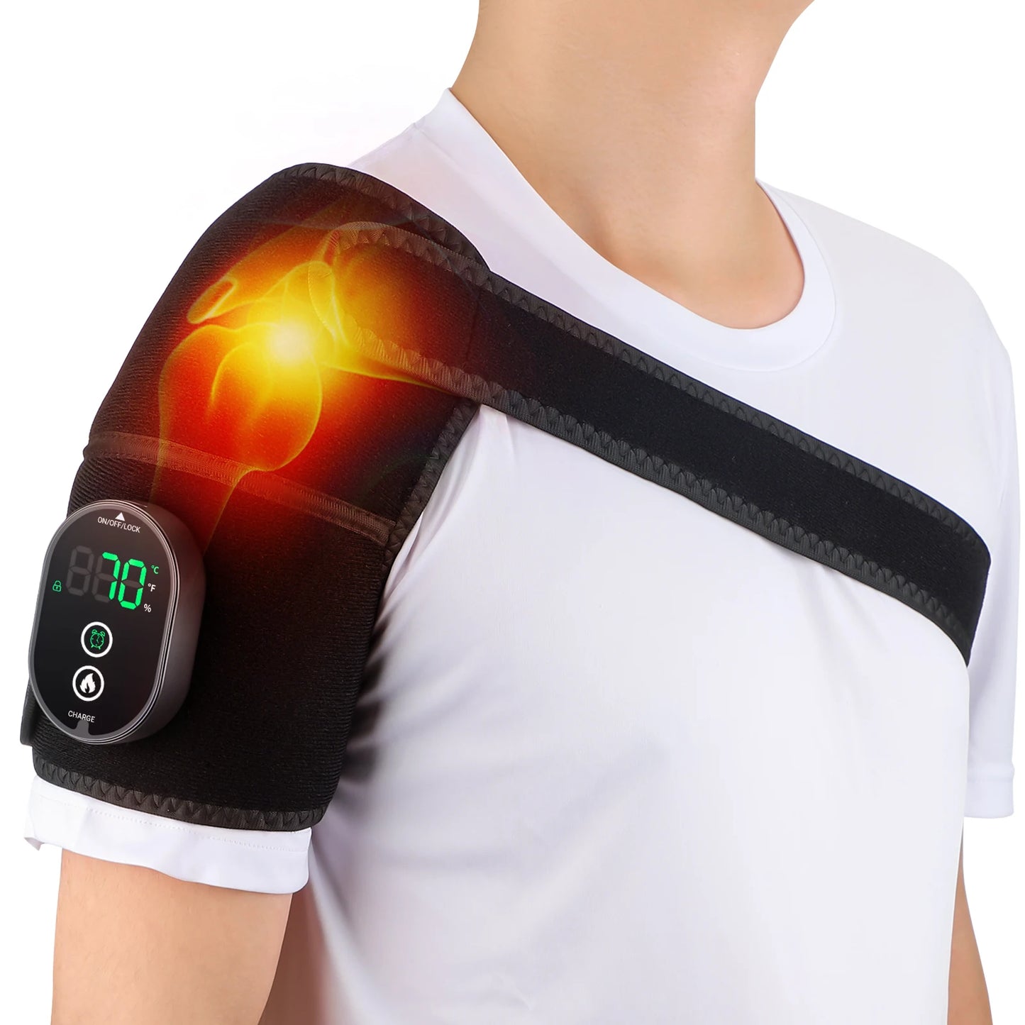 Electric Knee Heating Pad – Adjustable Hot Compress Support