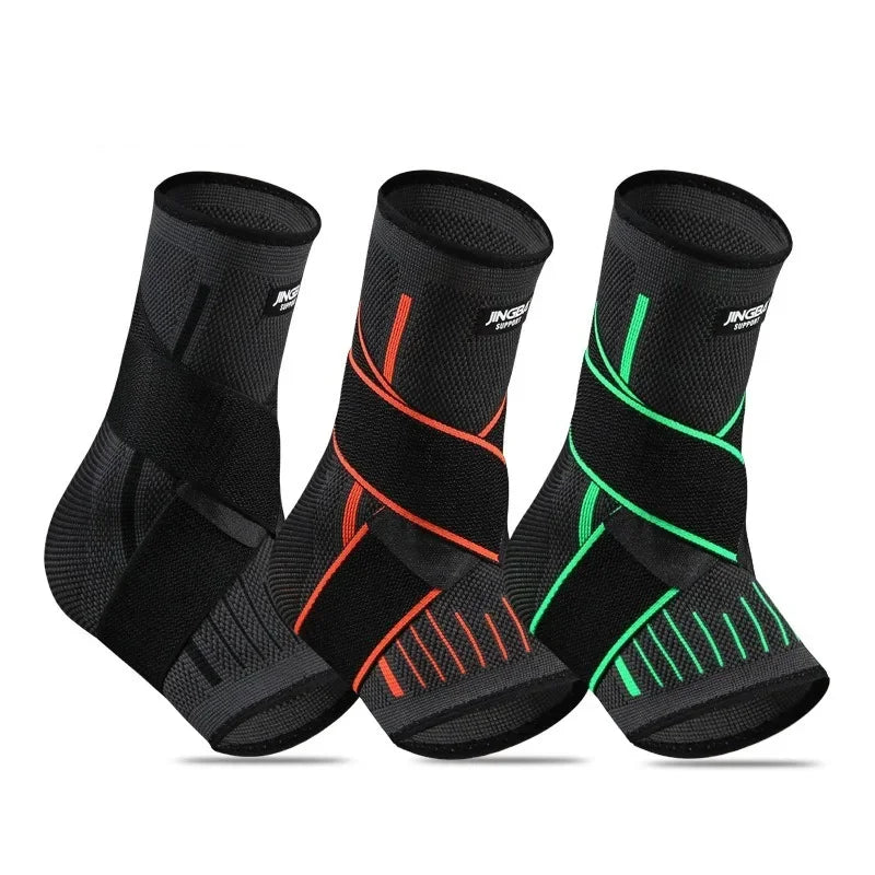 Adjustable Ankle Support Sleeve – Sports Wrap for Comfort & Stability