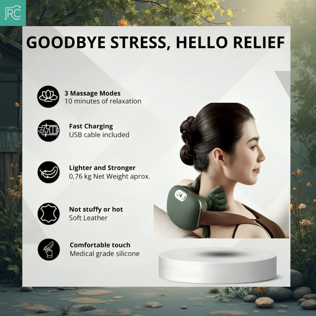 Relax Circuit™ Shiatsu Smart Neck Massager