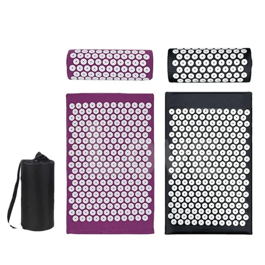 Acupressure Yoga Mat & Pillow Set – Muscle Relaxation and Stress Relief