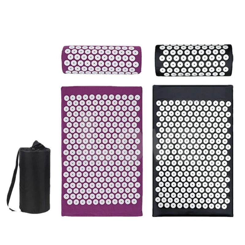 Acupressure Yoga Mat & Pillow Set – Muscle Relaxation and Stress Relief