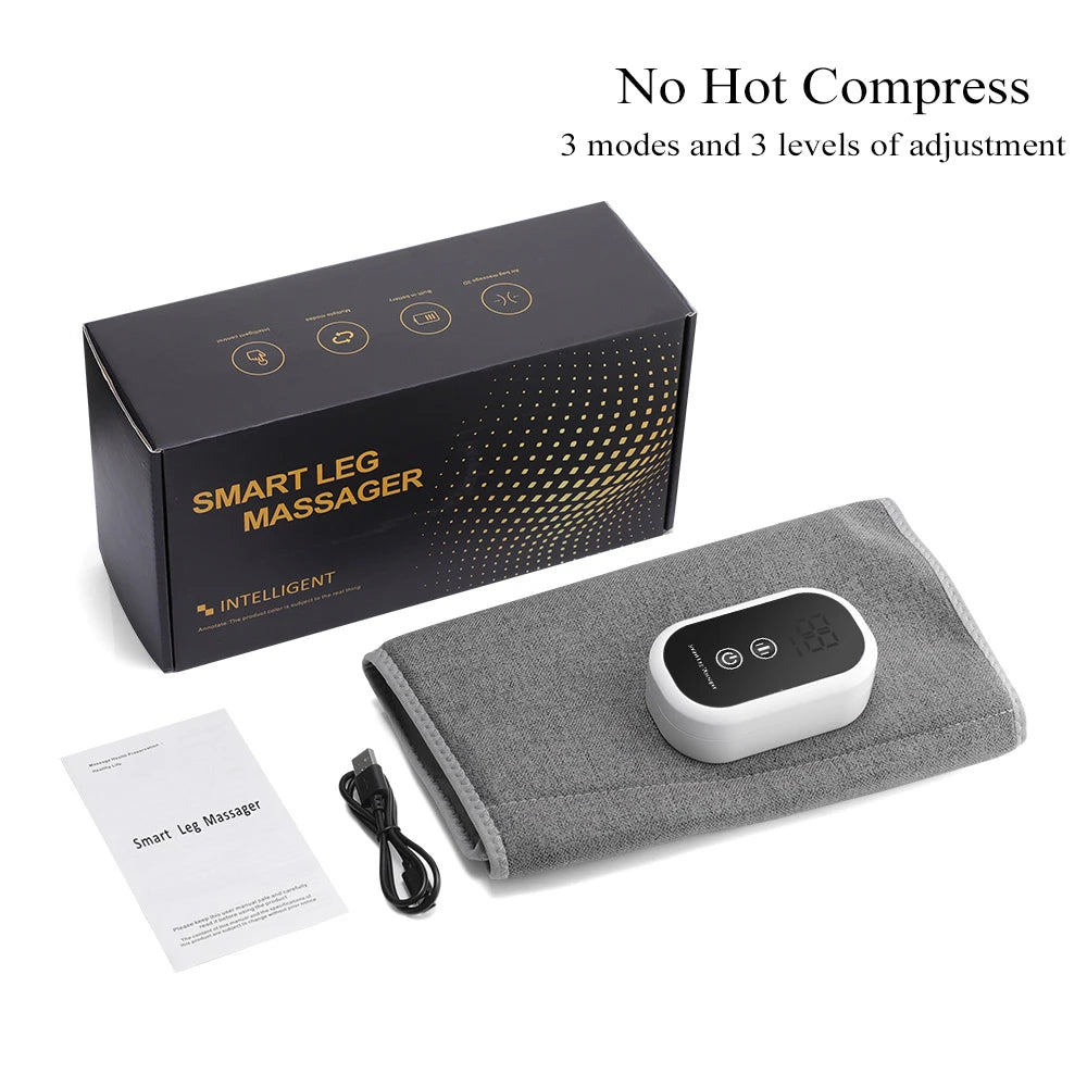 Air Compression Leg Massager with Heat – Relaxation & Recovery