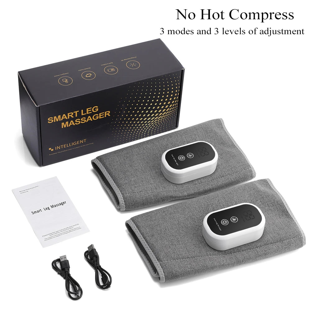 Air Compression Leg Massager with Heat – Relaxation & Recovery