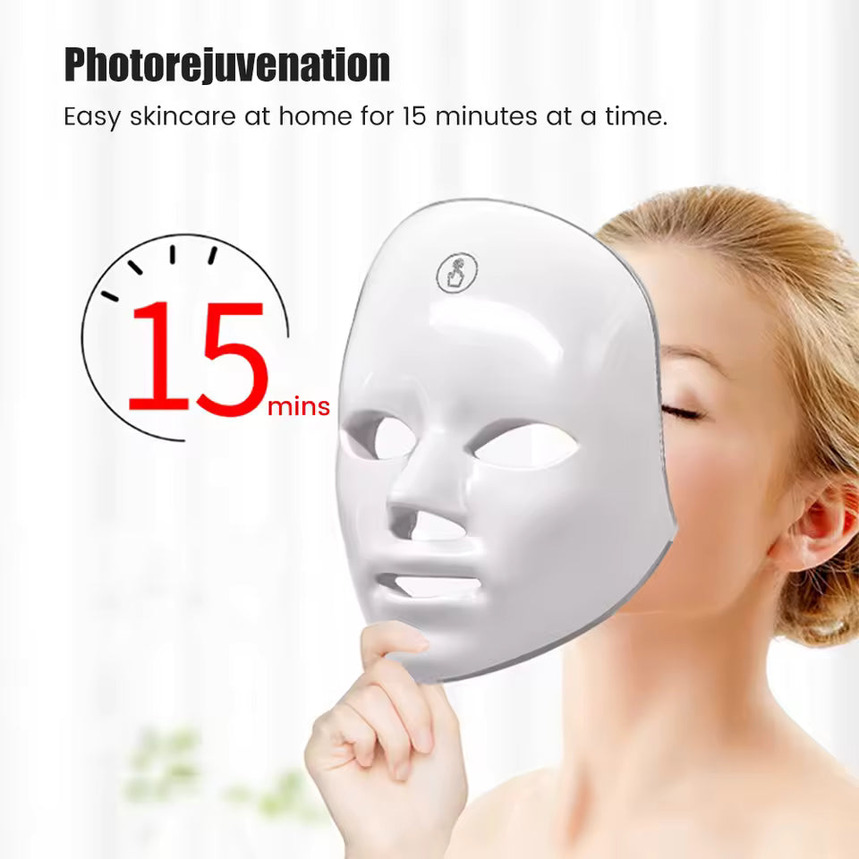Relax Circuit Beauty Mask Pro in use